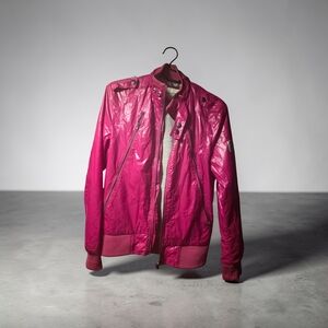 Energie Men’s Hot Pink Bomber Jacket